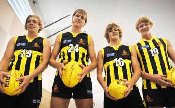 Local talent: Brendan Norton, Nick Bailey, Patrick Gillingham and Levi Sands. Local talent: Brendan Norton, Nick Bailey, Patrick Gillingham and Levi Sands.